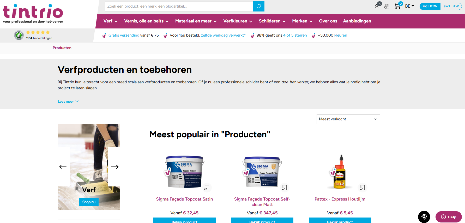 Tintrio - Shopware webshop & digitale marketing