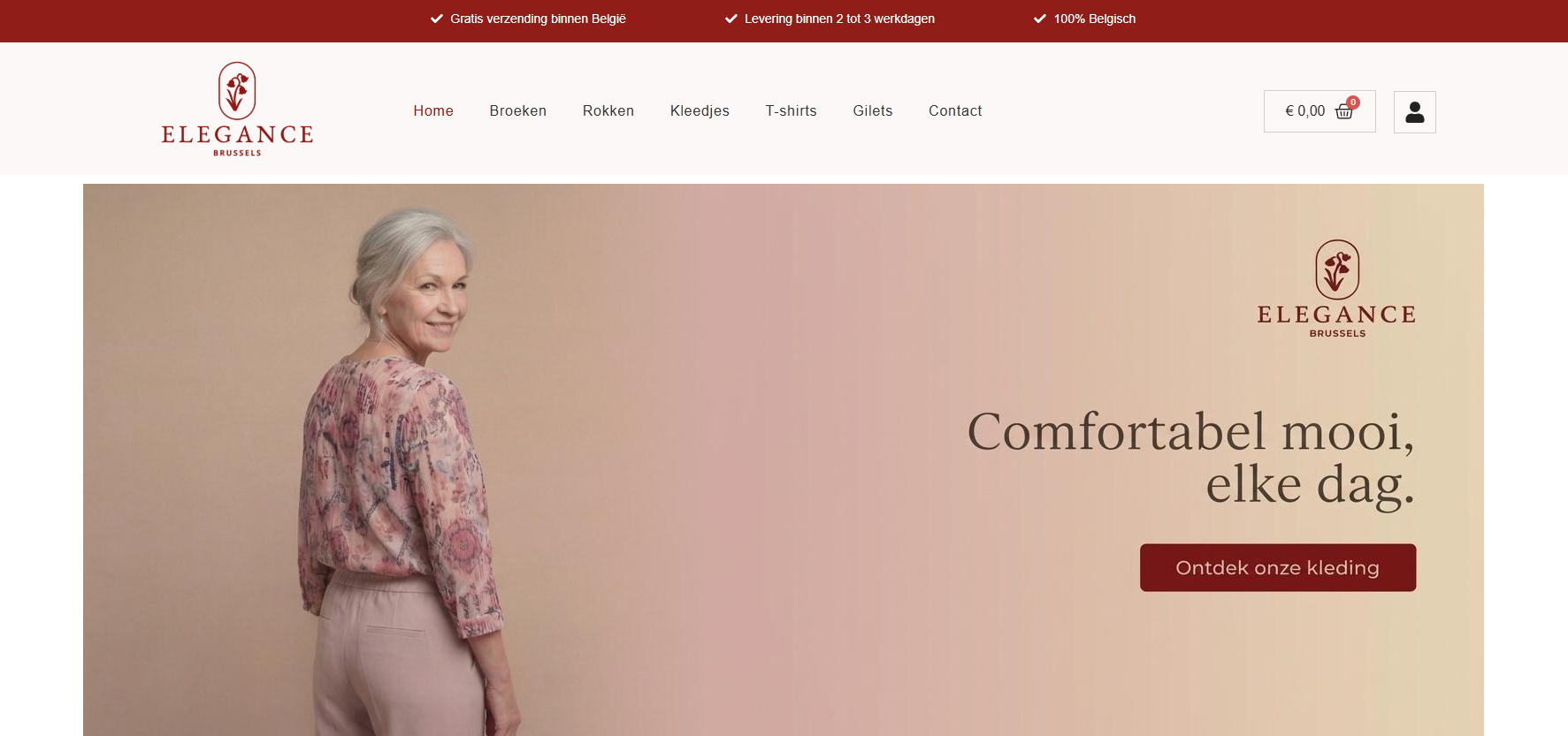 Elegance Brussels - woocommerce webshop & digitale marketing